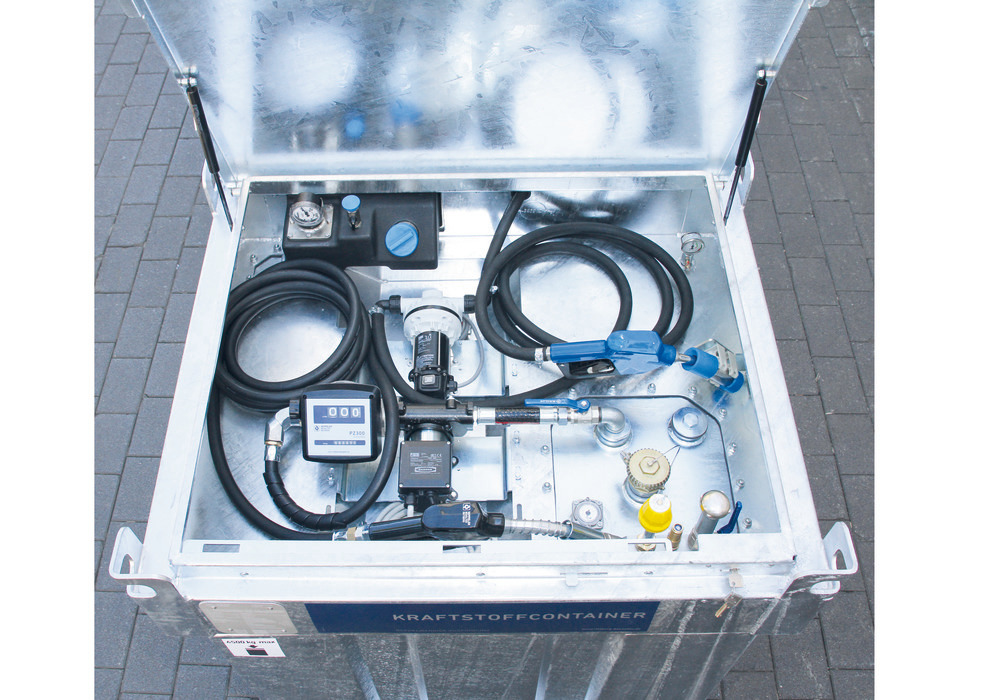 Mobile combi tank system for diesel and urea, KI-D, double-walled, 770 litres, with 12/24V pumps - 2
