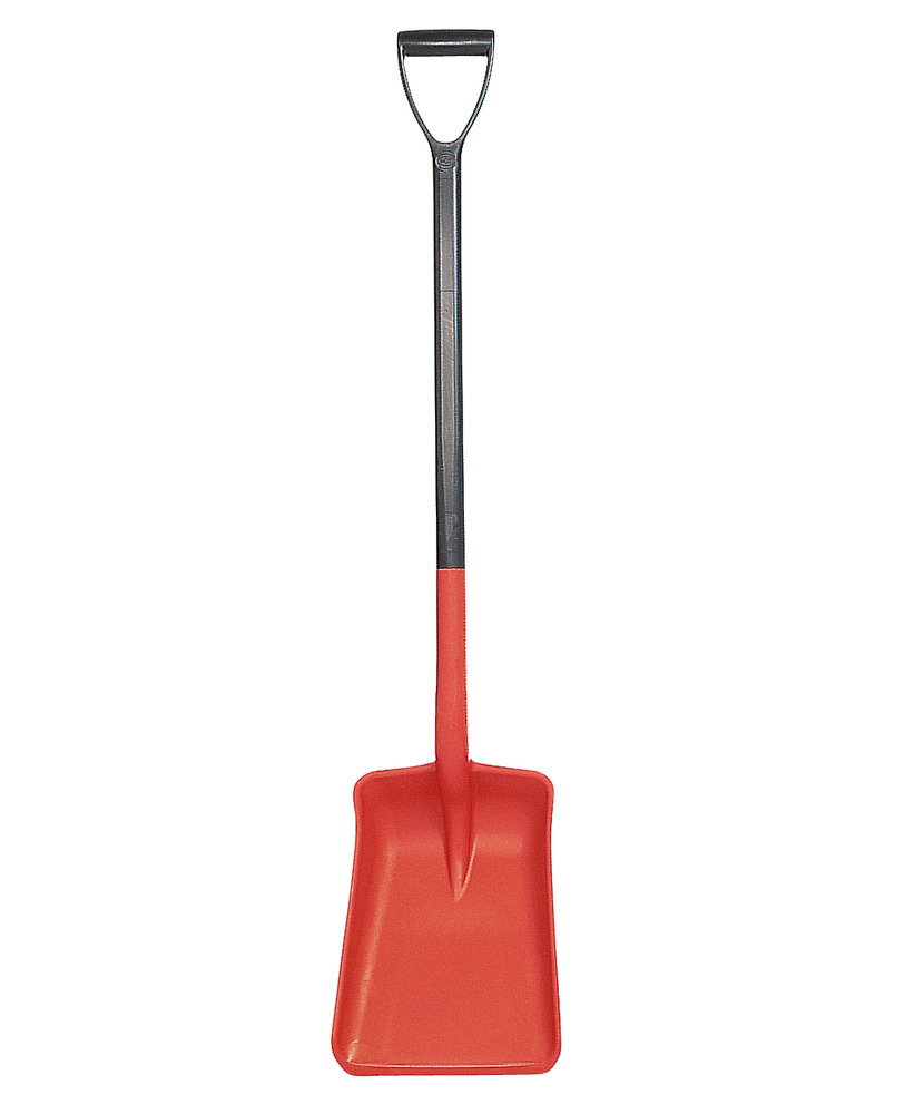 Polypropylene shovel with D handle, corrosion resistant, 1050 cm long - 1