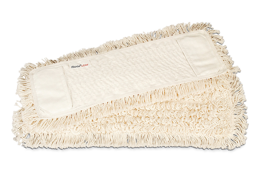 Esfreg. com tecido de algodão/ poliéster, 50 cm de largura - 1