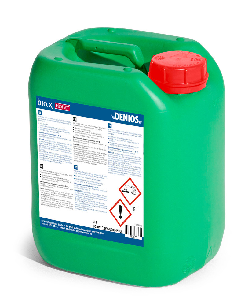 bio.x Protect, corrosion protection agent, additive for bio.x cleaning baths, 5 l - 3