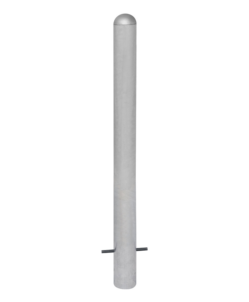 Ladesäulen Rammschutz-Poller aus Stahl, H 800 mm, zum Einbetonieren