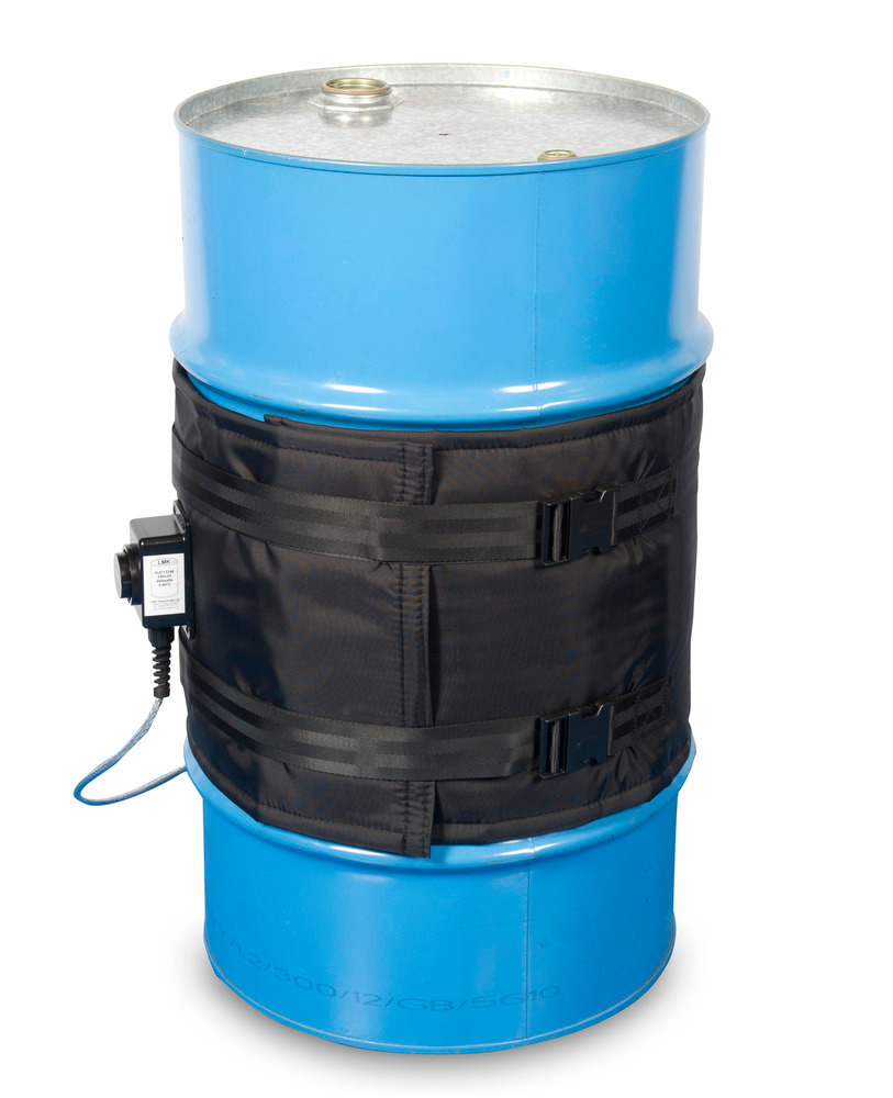 Heizmantel für 120-Liter-Fässer, 0 - 90°C Thermostat, 1400 - 1650 mm, 400 Watt - 1