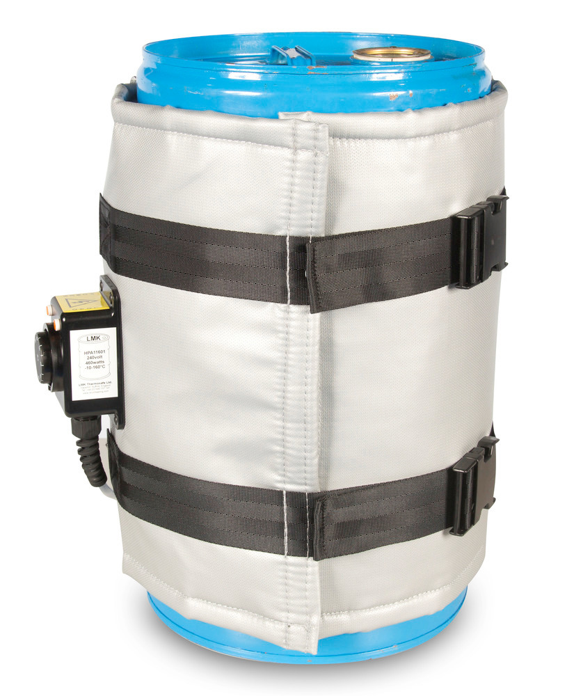 Varmekappe for 30 l-fat, 0 - 160 °C termostat,  870 - 1020 mm, 460 watt - 1