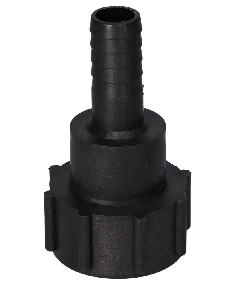 Specjalny adapter gwintów SG 5 z DIN 61 / 31 (wewn.) na przyłącze węża 1", czarny - 1