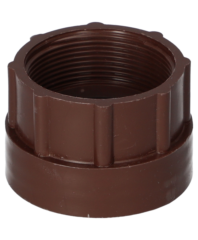 Thread adapter, 2" fine (I) to DIN 71 (I), brown