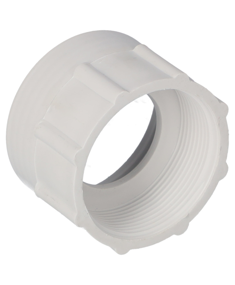 Thread adapter, 2" fine (I)  to 63 mm ASTM (I), white - 1
