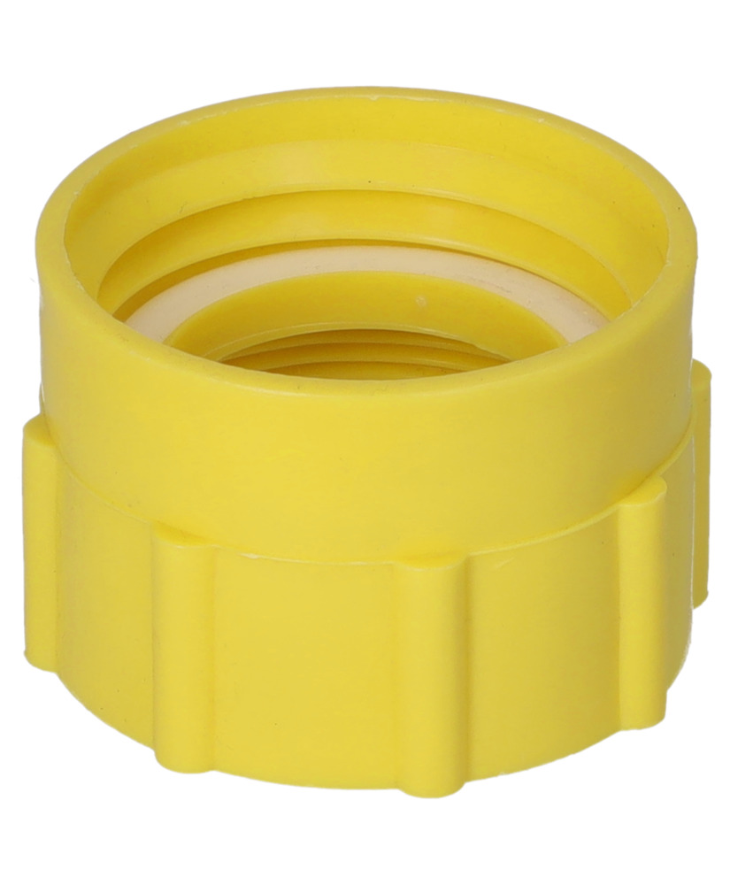 Thread adapter, 2" fine (I) to DIN 61 / 31 (I), yellow