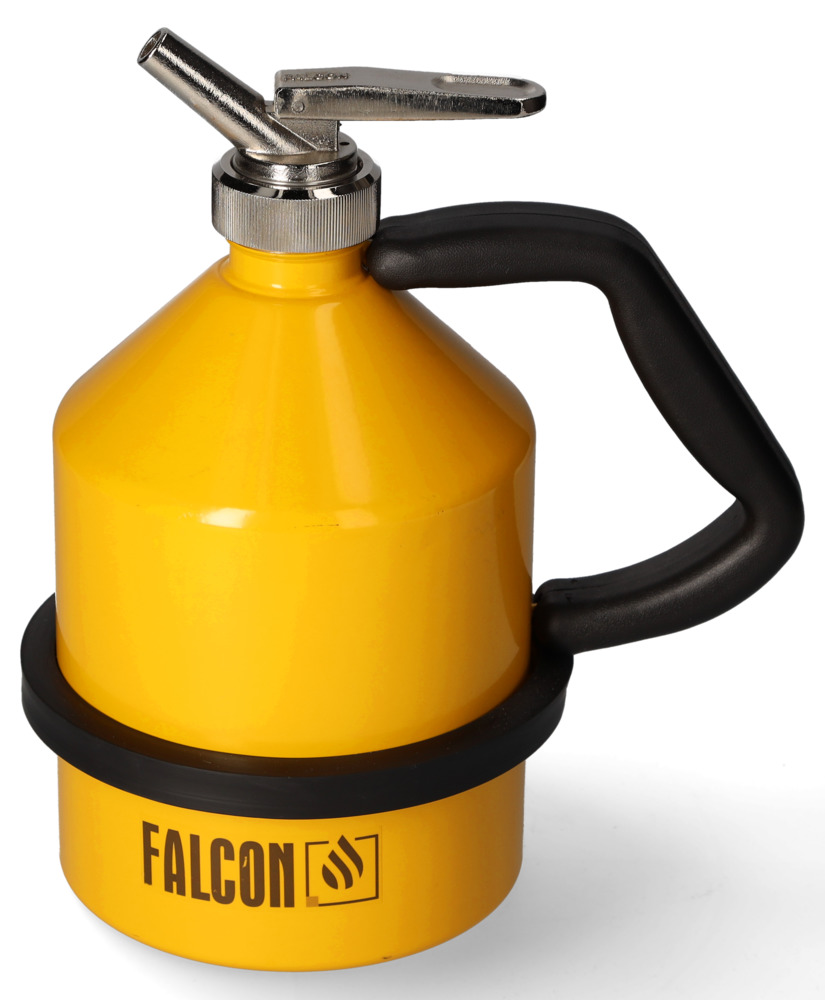 FALCON safety jug in steel, painted, with fine dosing tap, 2 litre - 5