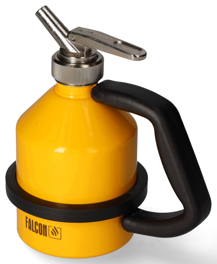 FALCON safety jug in steel, painted, with fine dosing tap, 1 litre - 7