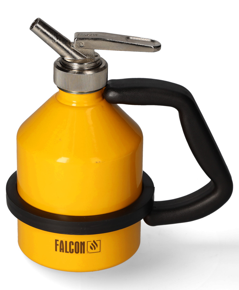 FALCON veiligheidskan van staal, gelakt, met fijndoseerkraan, 1 liter - 5