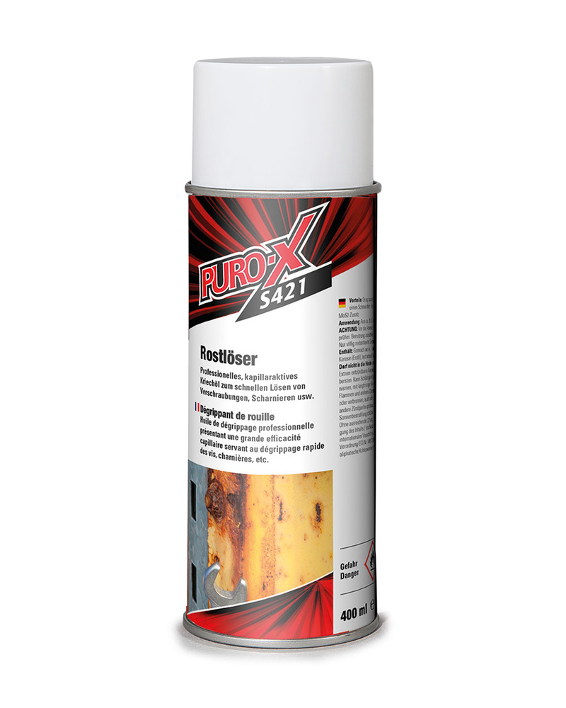 Puro-X S421 Rostlöser Spray, 12 Sprühflaschen à 400 ml - 2