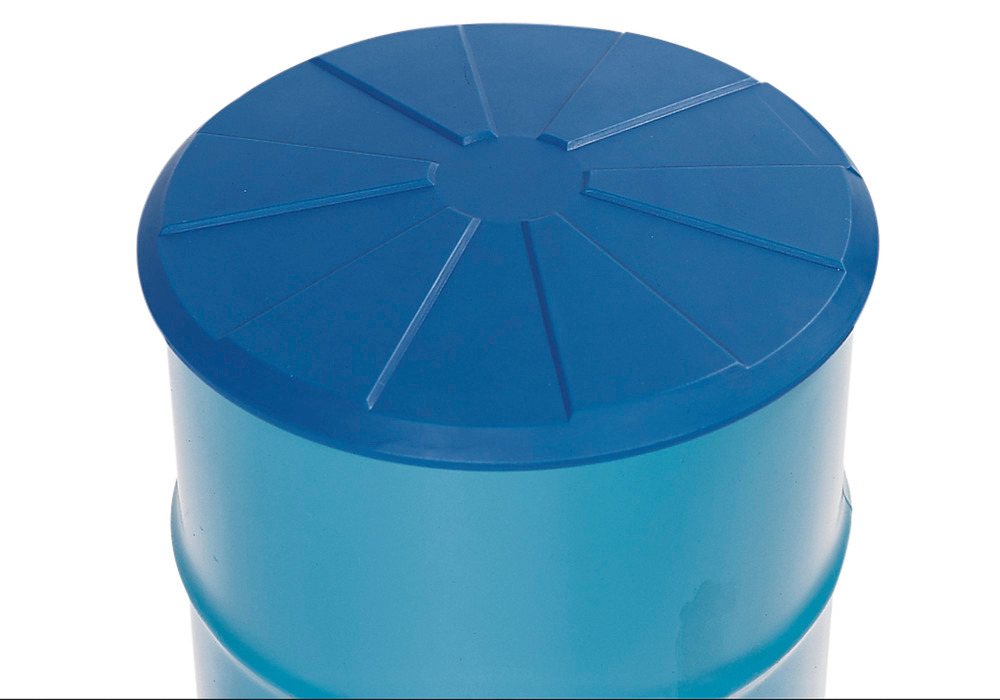 Tromlelåg DR af polyethylen (PE), blå - 1