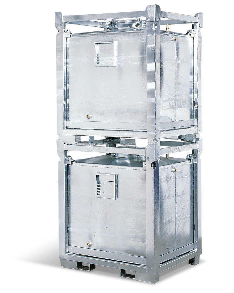 ASF container double walled, 800 litre volume, hot dip galvanised - 4