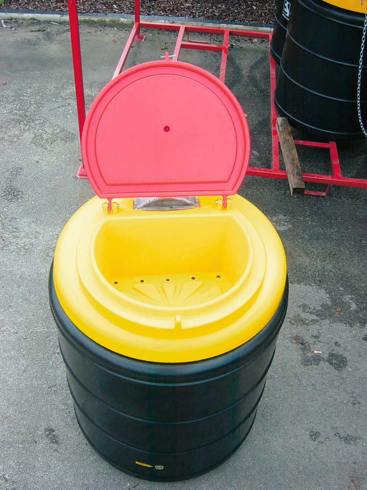 Lagertank af polyethylen, dobbeltvægget, 300 liters volumen - 3