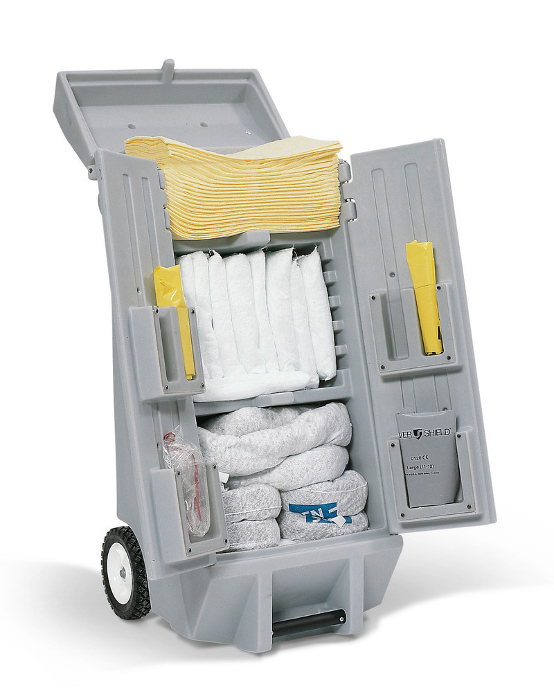 DENSORB-täyttöpakkaus kuljetusvaunun vuodontorjuntapakkaustata varten, Universal, imukyky 97 l - 1