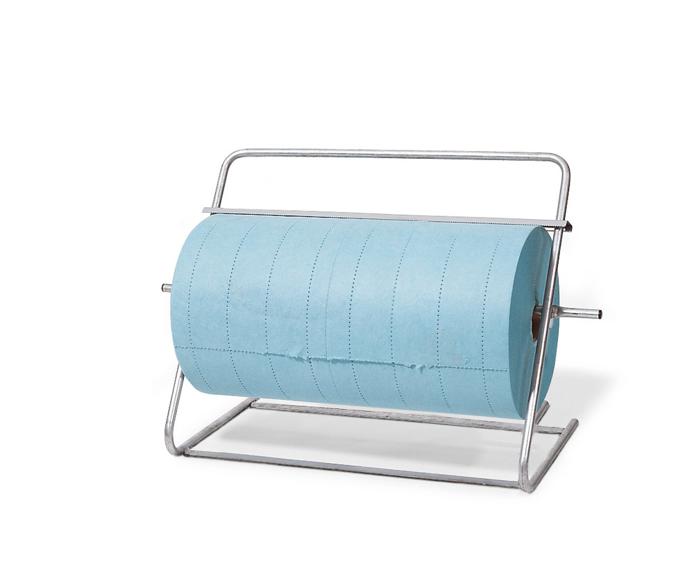 Soporte de pared para rollos absorbentes hasta 80 cm de ancho, con barra de corte - 2
