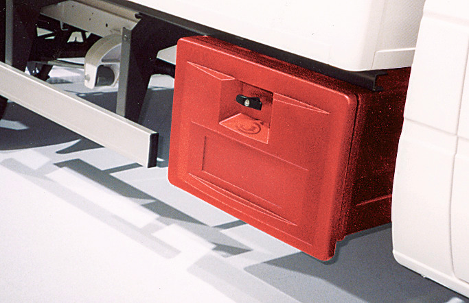 DENSORB Emergency spill kit in lockable transport box, ideal for HGVs, application "Universal" - 2