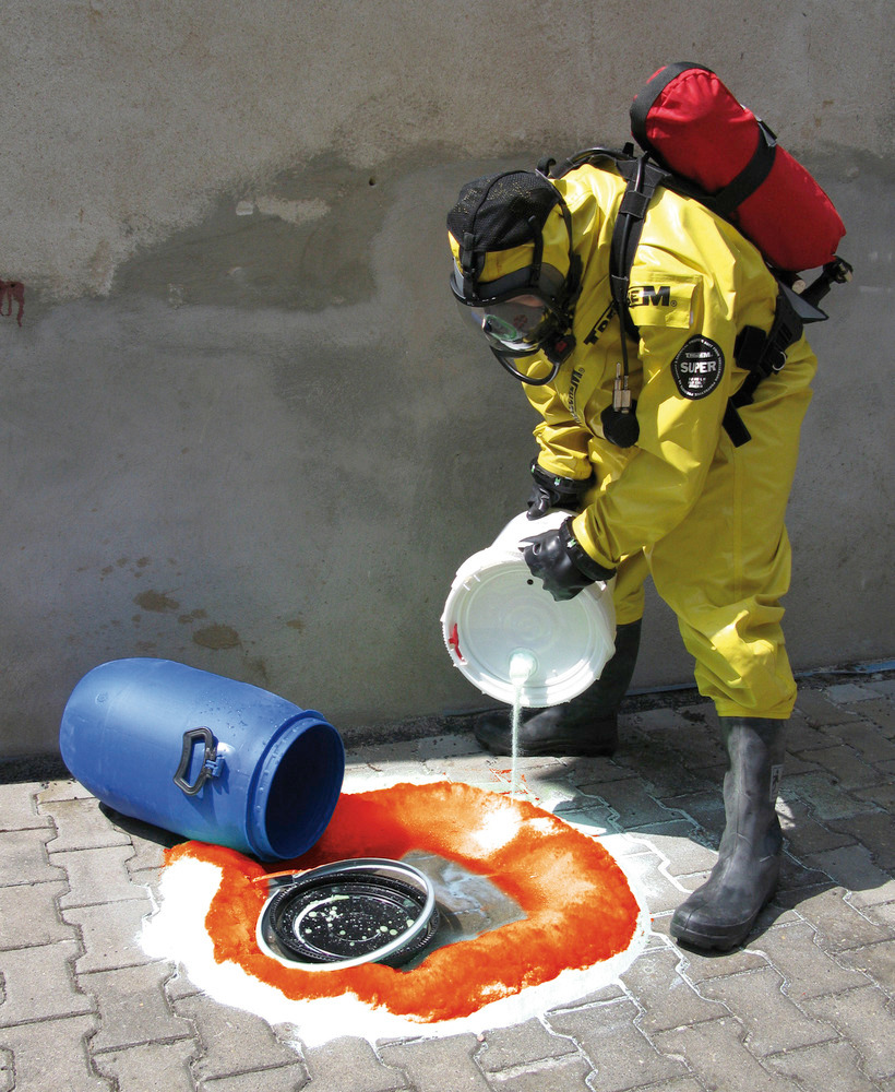 Absorbente de productos químicos y ácidos Multi-Sorb con indicación de color, inerte, bote de 5 kg - 3