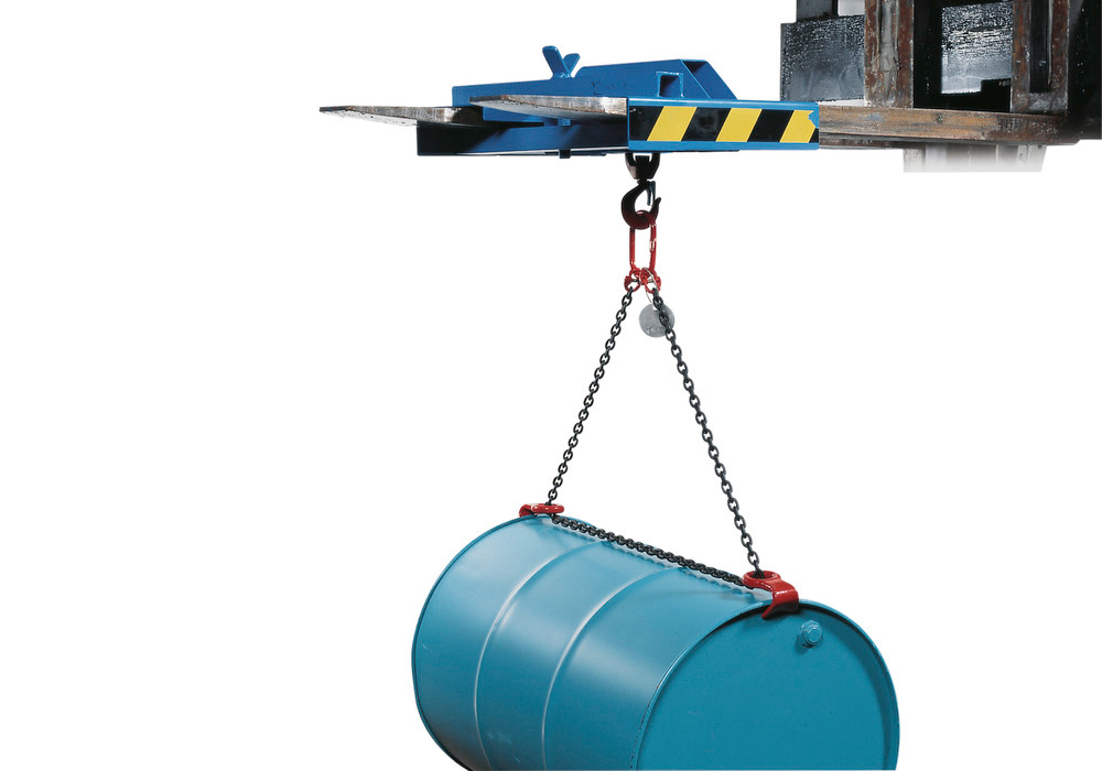 Drum lifter, model FGV, for 60/205 litre horizontal drums - 1