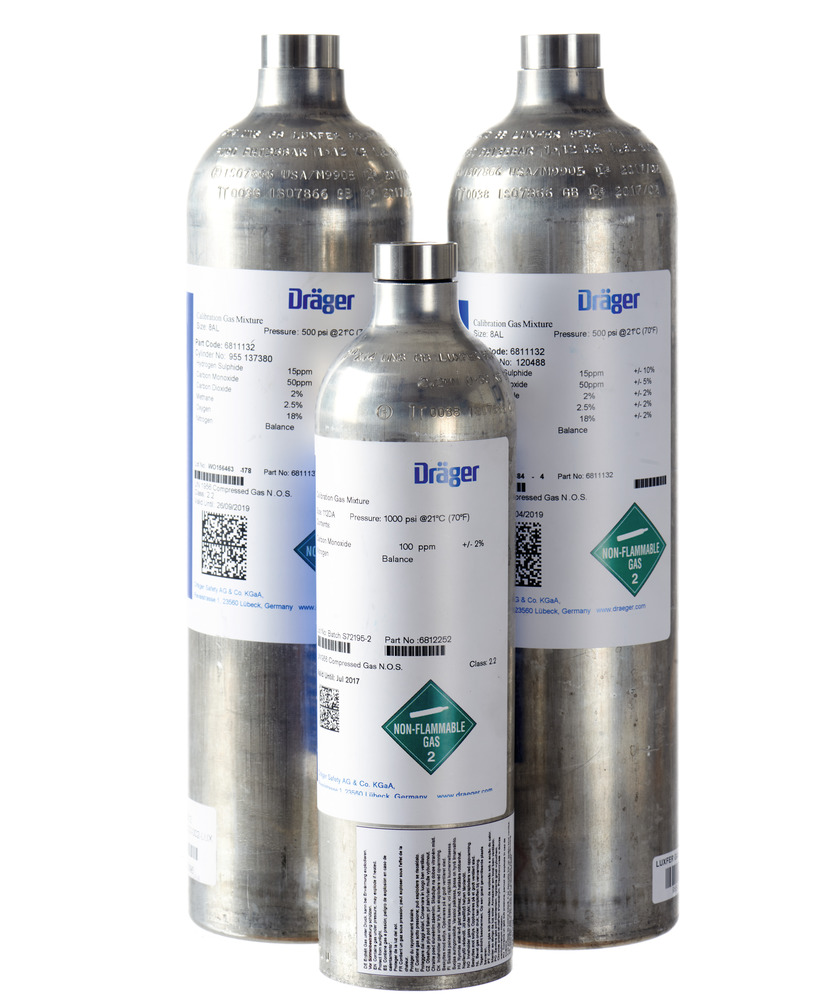 Dräger Prüfgas, 60 Liter, Ammoniak (NH3), 50 ppm - 1