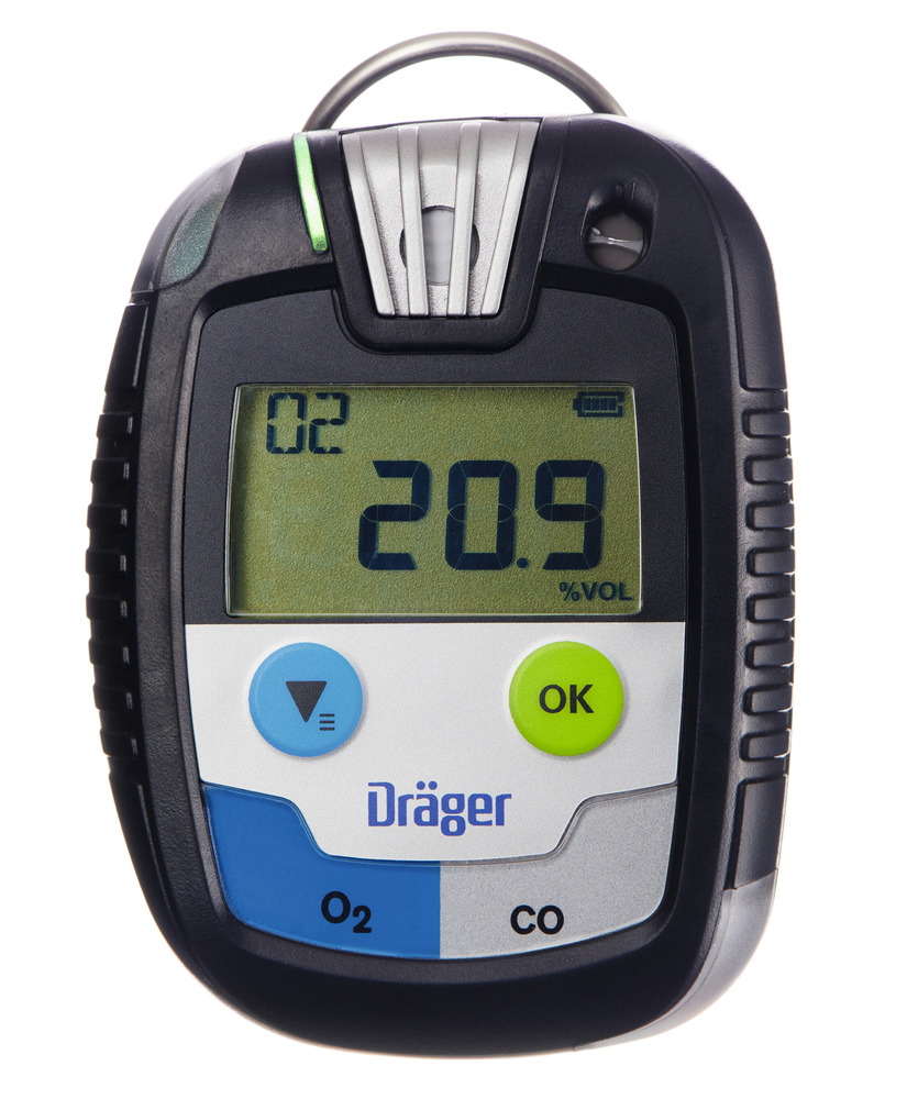 Dräger gas detector Pac 8500 O2/CO, with dual sensor, for oxygen / carbon monoxide