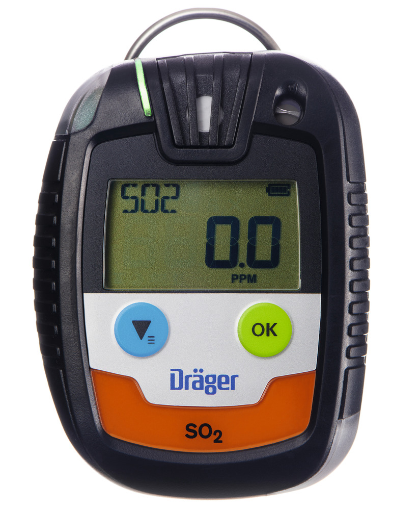 Dräger gas detector Pac 6500 SO2, time-limited, for sulphur dioxide, 0 - 100 ppm