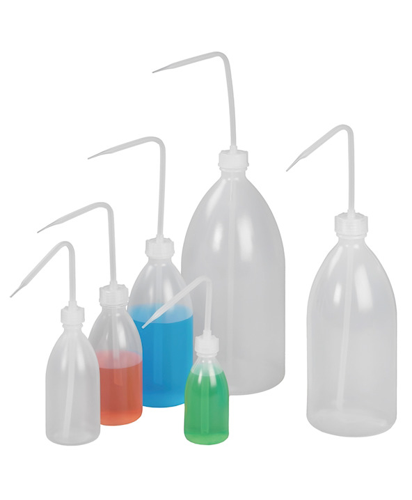 Spray bottle incl. spray attachment, in PE-LD, 200 ml, natural riser tube, 6 pcs. - 1
