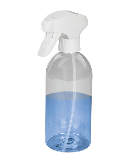 Spray bottles in PET, with adjustable spray attachment (PP), round, 1000 ml, 10 pieces - 1
