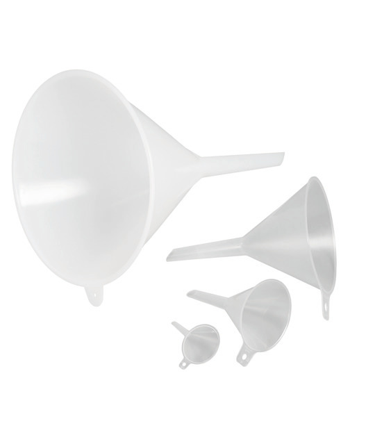 Funnel in plastic (PP), with handle and hanging eyelet, diameter 160 mm, Pack = 6 pieces - 1