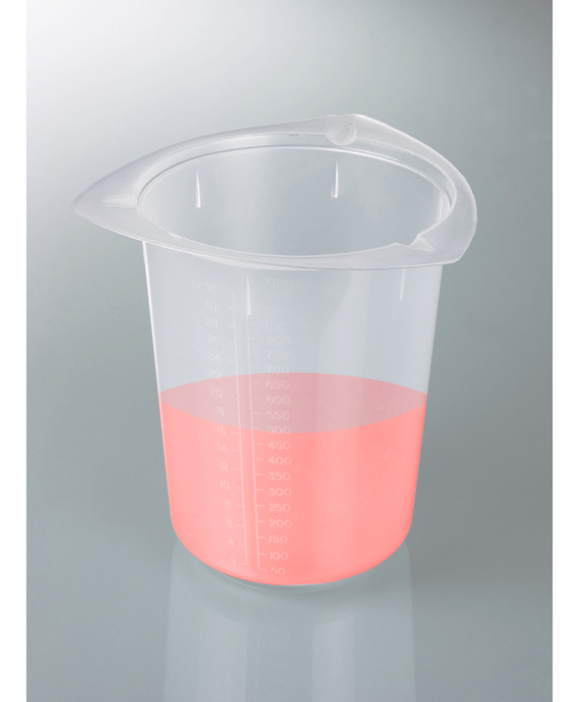 Universal measuring jug in PP, with spout,  1000 ml, 12 pieces - 2