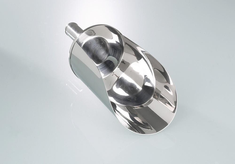Stainless steel scoop 1.4301, contains 1000 ml, Ø 100 mm - 1