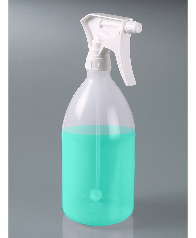 Bottiglie spray in LDPE, con pompa manuale, 1000 ml, 5 pezzi - 1