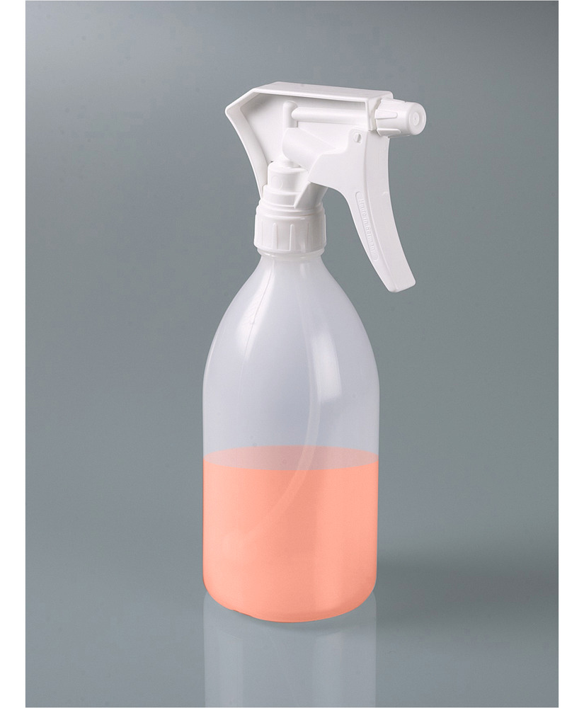 Spray bottles in LDPE, with hand pump, 500 ml, 5 pieces - 1