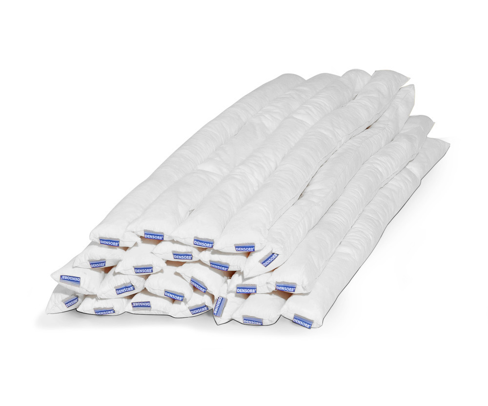 DENSORB Oil absorbent materials, absorbent socks for containing leaks, length 1.2 m, 20 pcs - 1