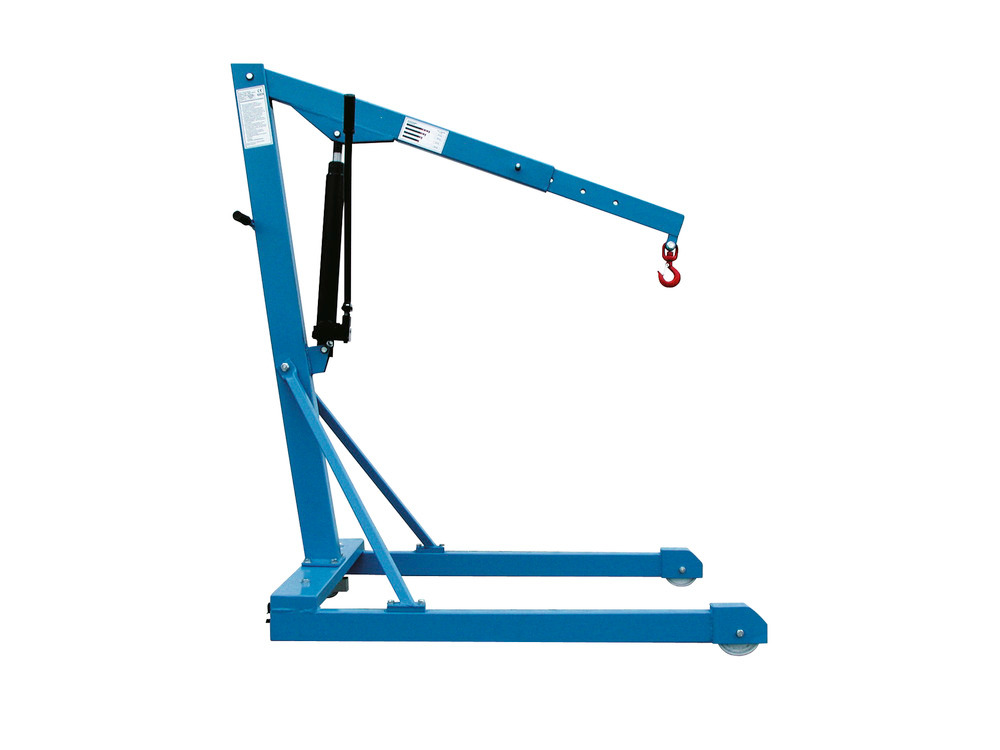 Light crane LBK 1000-P with dual action hand pump, parallel frame