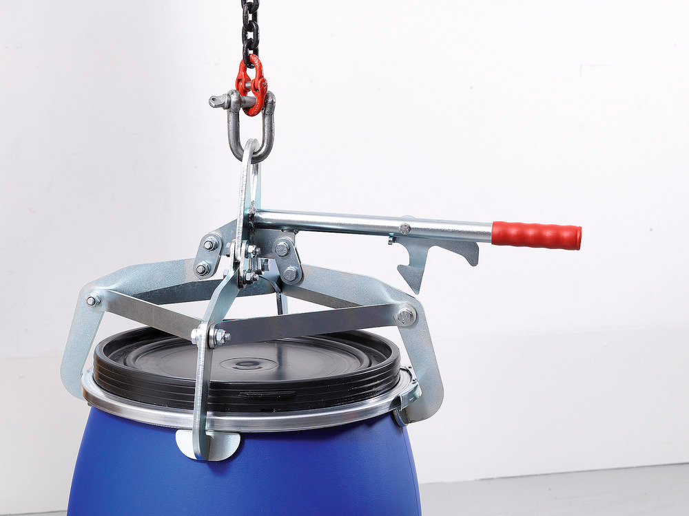 Clamping claw gripper for 120-litre Polyethylene lidded drums - 2