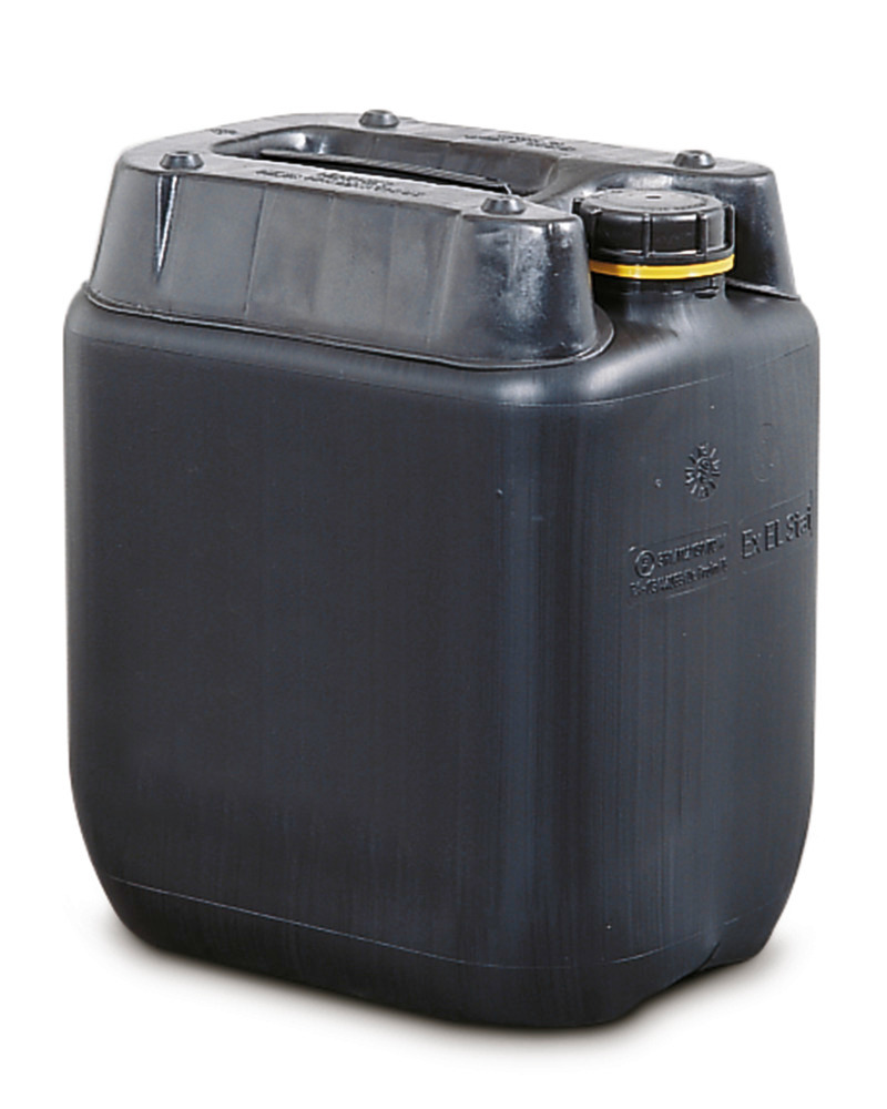 Kunststoffkanister aus Polyethylen (PE), ableitfähig, 30 Liter Volumen, schwarz