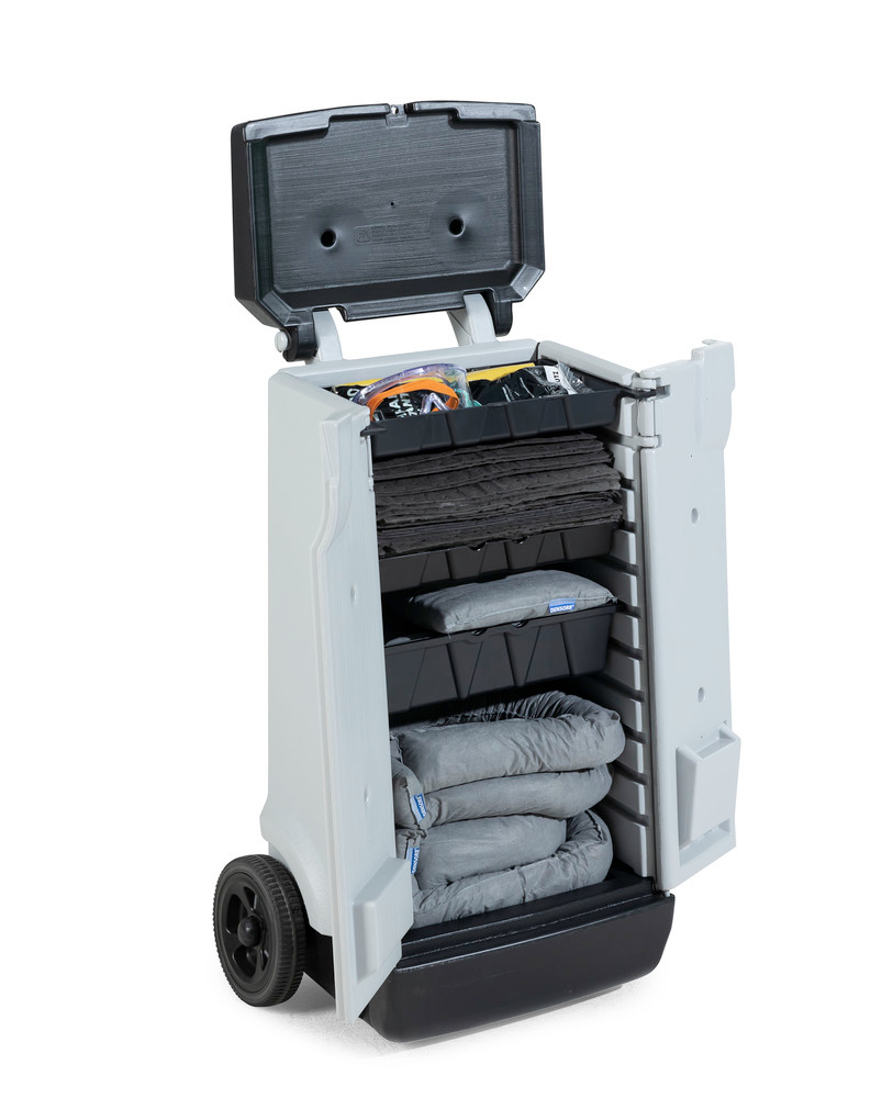 Kit de emergência em carrinho, capacidade de absorção 25 l: “DENSORB Universal” - 9