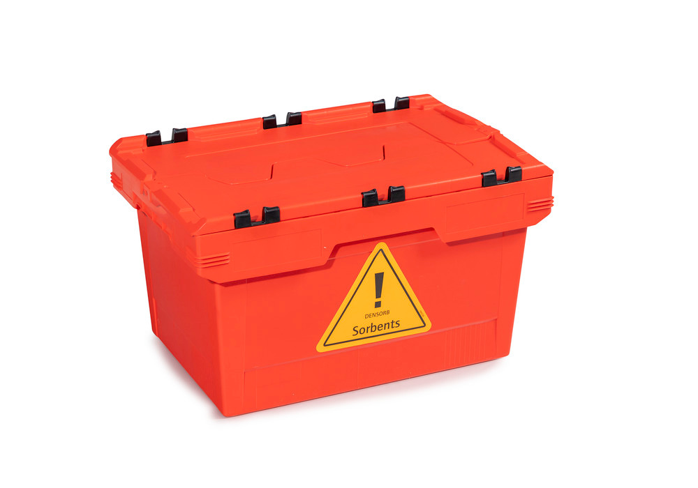 Set di prodotti assorbenti d'emergenza DENSORB in scatola pieghevole rossa, versione Speciale - 4