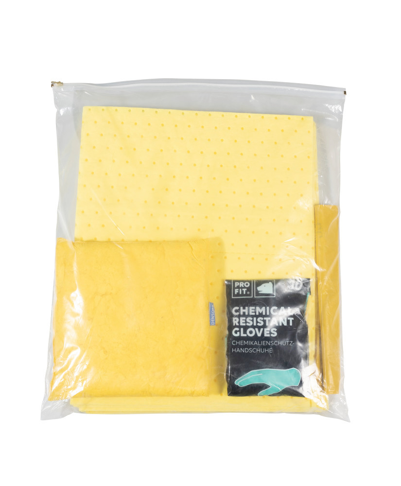 DENSORB emergency spill kit, in carry bag with absorbent mats and cushions, Special version - 2