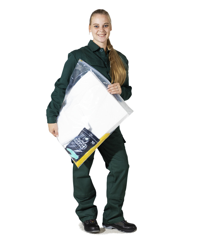 Kit de absorventes de emergências DENSORB em saco com panos e almofadas absorventes, versão Óleo - 5