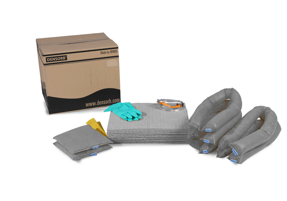 Refill kit for DENSORB emergency spill kit, in robust carry bag, Universal version