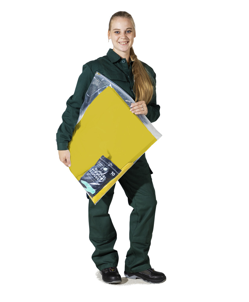 DENSORB Special spildkit med absorberende måtter og puder i bærepose - 5