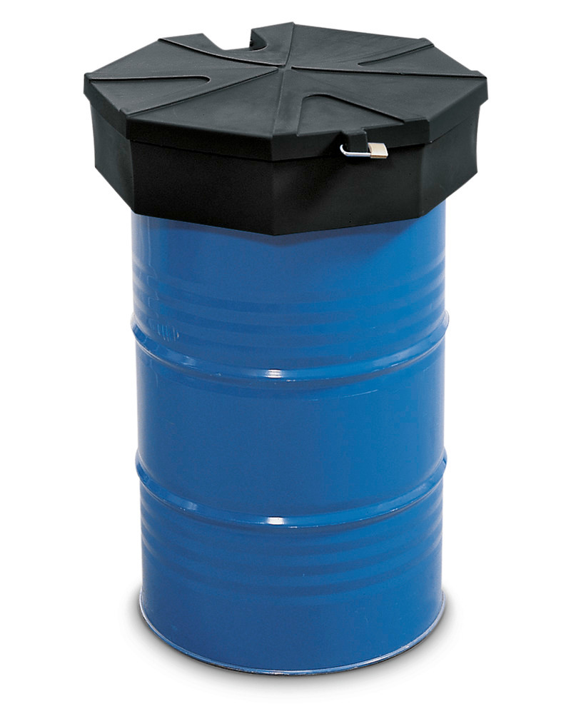 FALCON vultrechter van polyethyleen (PE), 22 liter, met deksel, geleidend - 2