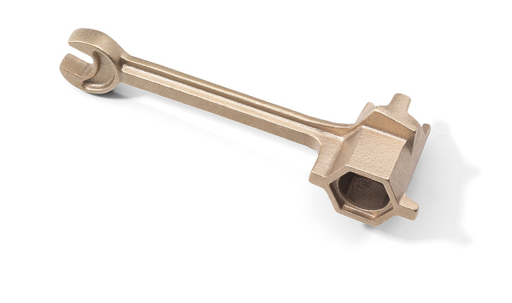 Chave multiusos em bronze para bidões, batoques e para usar como chave inglesa - 2