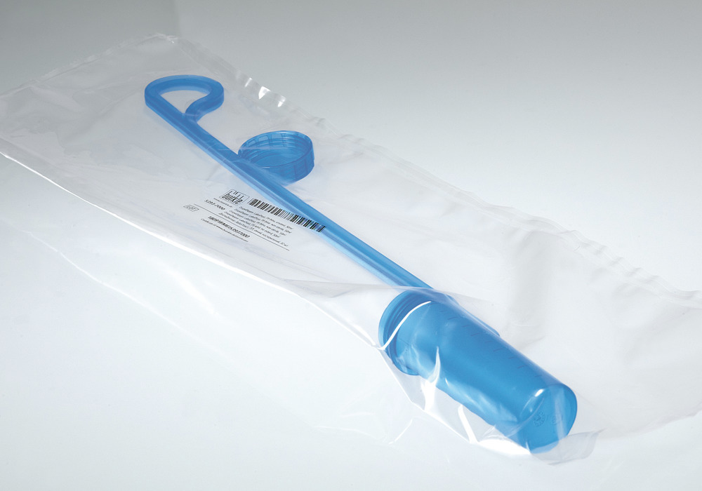 Vzorkovače DispoDipper Steriplast, z PP, modré, 250 ml, balené jednotlivě/sterilně, balení à 20 kusů - 3