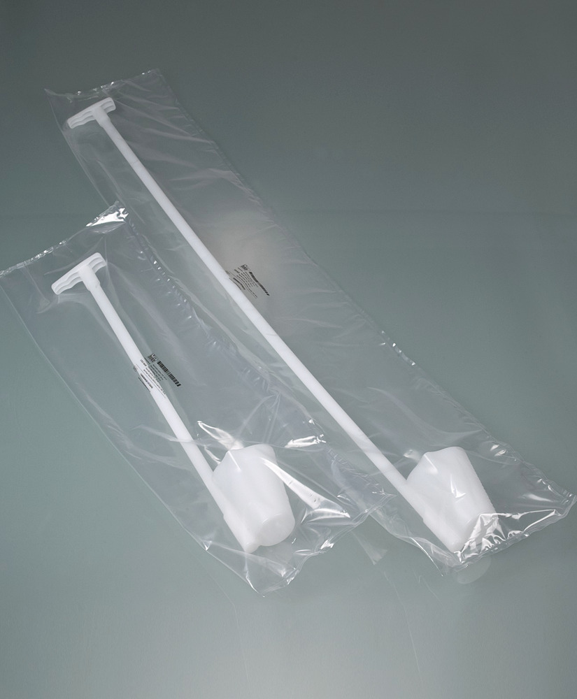 Concha de polietileno HDPE, cabo 1000 mm, embalado individualmente, estéril, pack 20 un. mm - 2