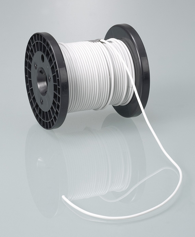 Lowering cable, for dip tank, in V2A/PTFE, length 50 m, Ø 2 mm