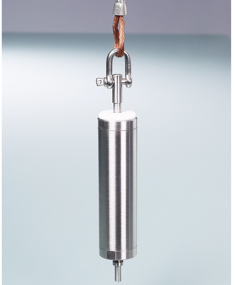 Mini cylinder til nedsænkning, til svært tilgængelige steder, rustfrit stål, V2A, 50ml, HxØ 180x32mm - 1