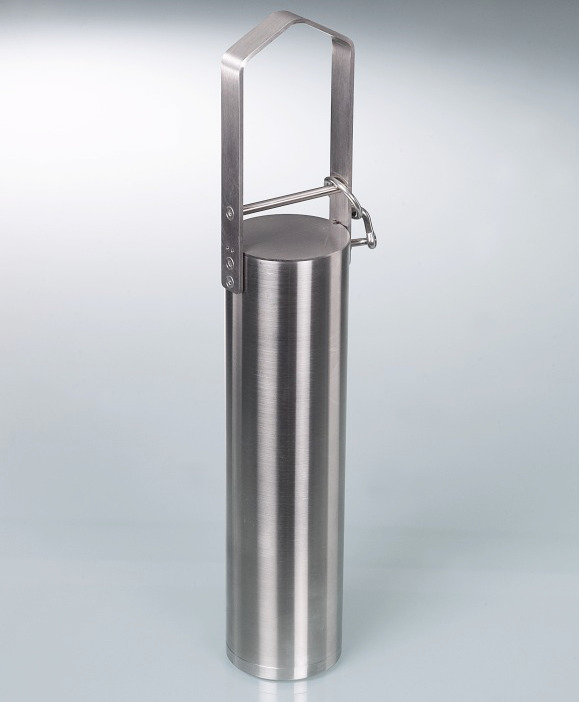 Cylinder til nedsænkning, til flerlags prøver, af rustfrit stål V2A, 1000 ml, HxØ 427 x 82mm - 1